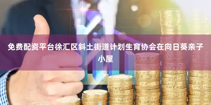 免费配资平台徐汇区斜土街道计划生育协会在向日葵亲子小屋