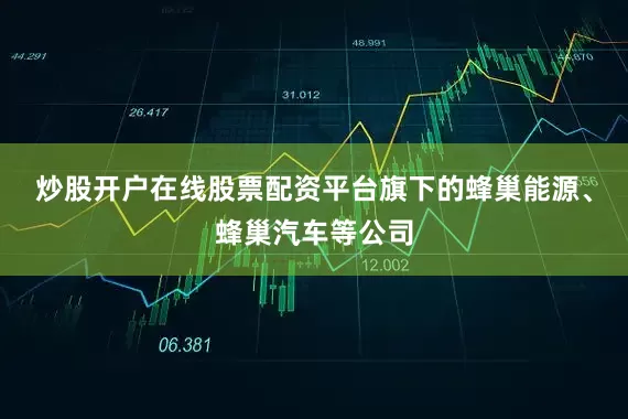 炒股开户在线股票配资平台旗下的蜂巢能源、蜂巢汽车等公司